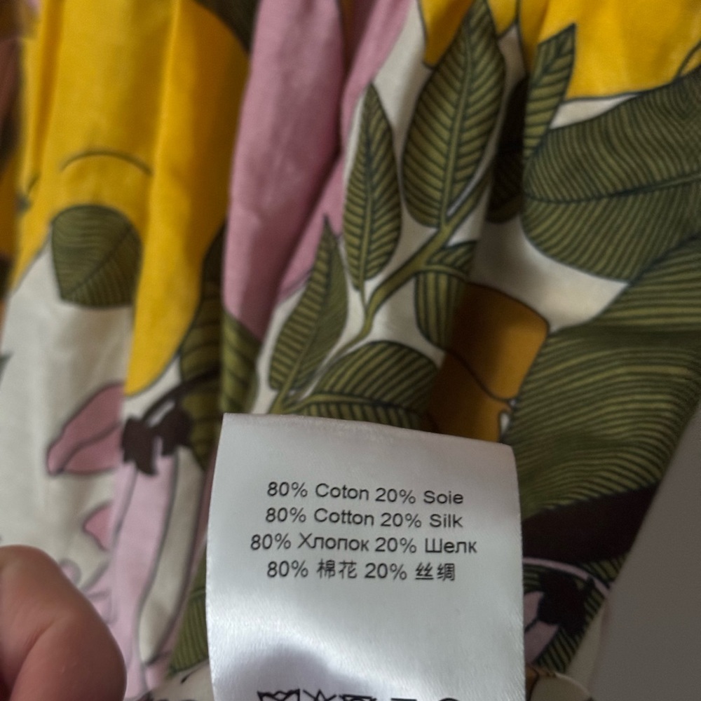 NWT La Double J S Margherita printed cotton and silk-blend mini dress - Picture 12 of 13
